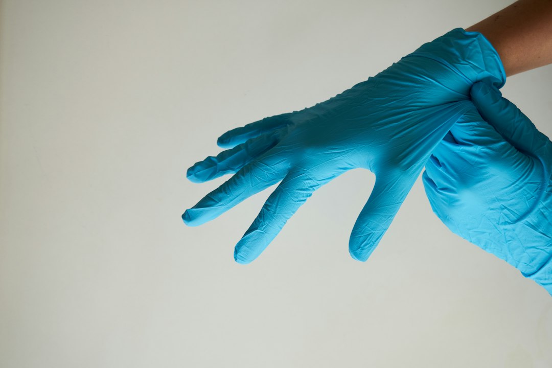 device sterilization and gloves